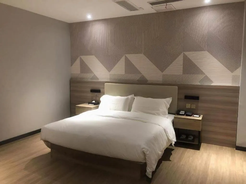 Bed in Borrman Hotel Suzhou Wujiang Zhongshan North Road Pedestrian Street