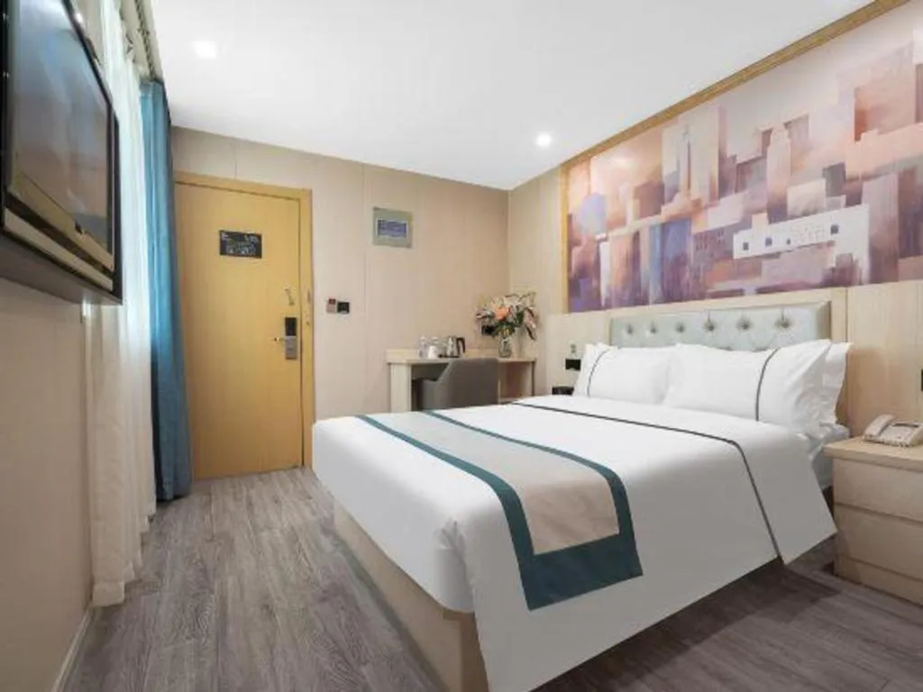 Bed in City Comfort Inn Quanzhou Jinjiang Airport Yangguang Food Street