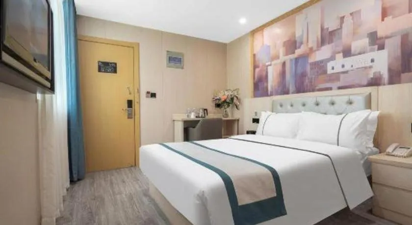 Bed in City Comfort Inn Quanzhou Jinjiang Airport Yangguang Food Street