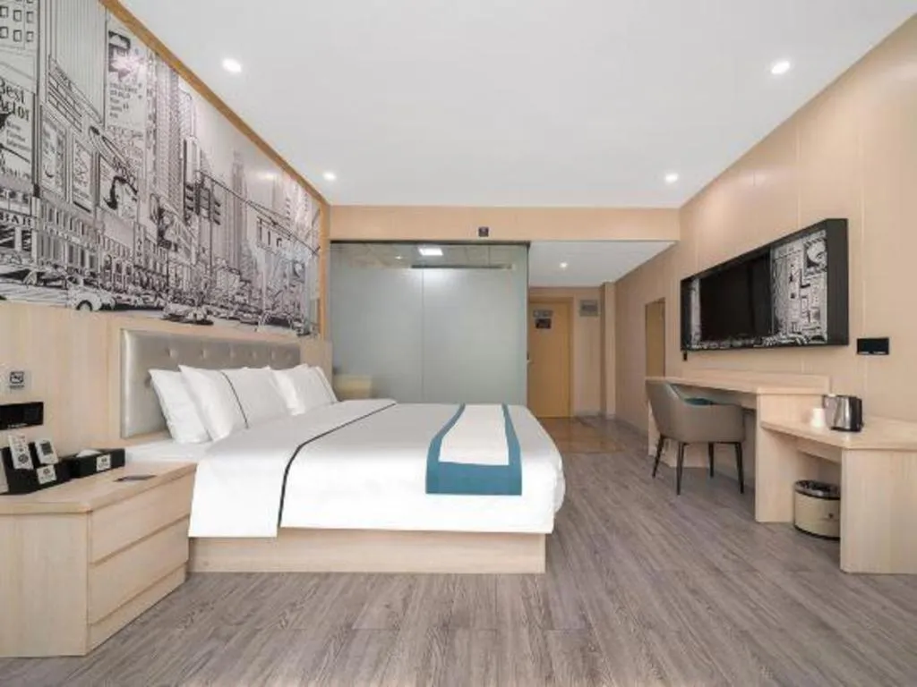 Bed in City Comfort Inn Quanzhou Jinjiang Airport Yangguang Food Street