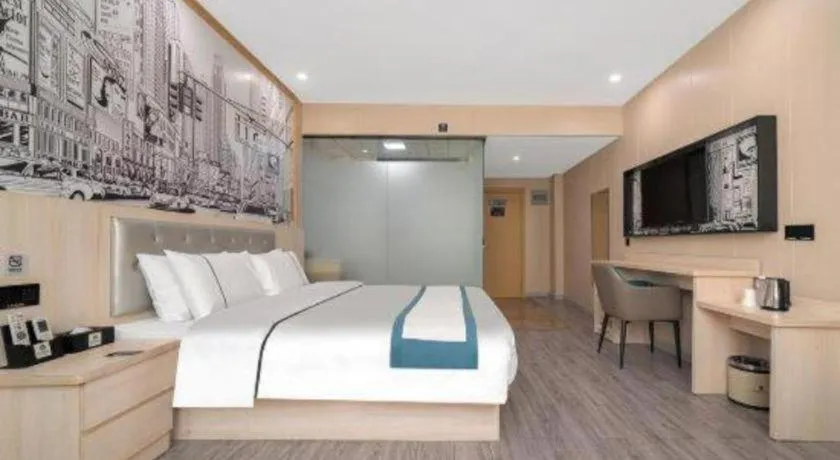 Bed in City Comfort Inn Quanzhou Jinjiang Airport Yangguang Food Street