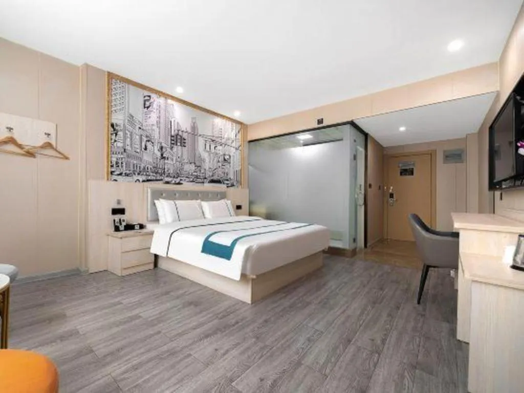 Bed in City Comfort Inn Quanzhou Jinjiang Airport Yangguang Food Street