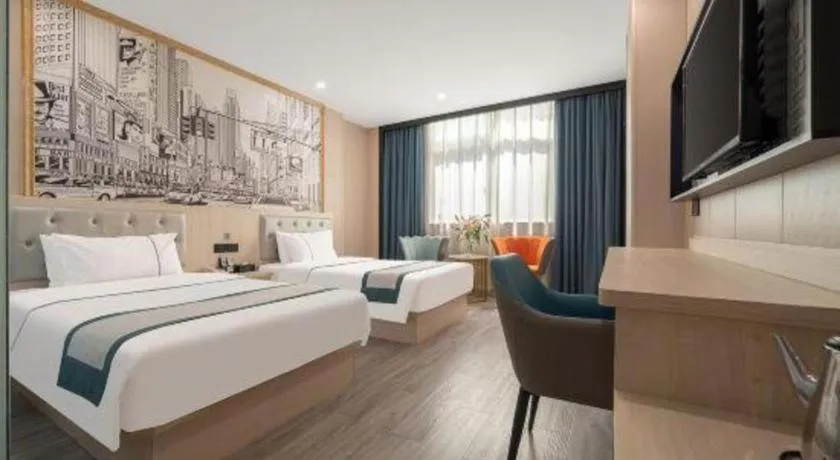 Bed in City Comfort Inn Quanzhou Jinjiang Airport Yangguang Food Street