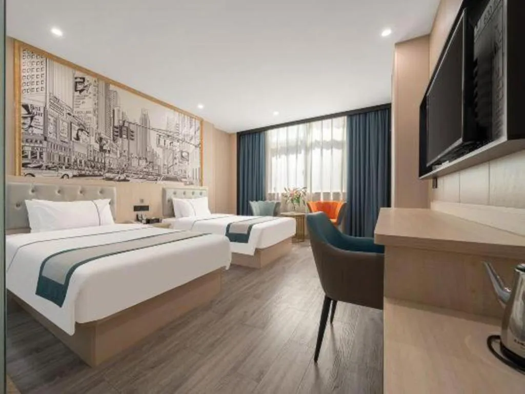 Bed in City Comfort Inn Quanzhou Jinjiang Airport Yangguang Food Street