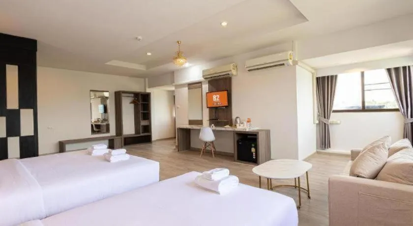 Bed in B2 Lampang Boutique & Budget Hotel