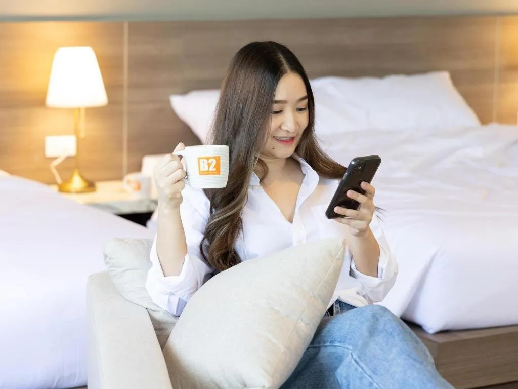 Bed in B2 Lampang Boutique & Budget Hotel