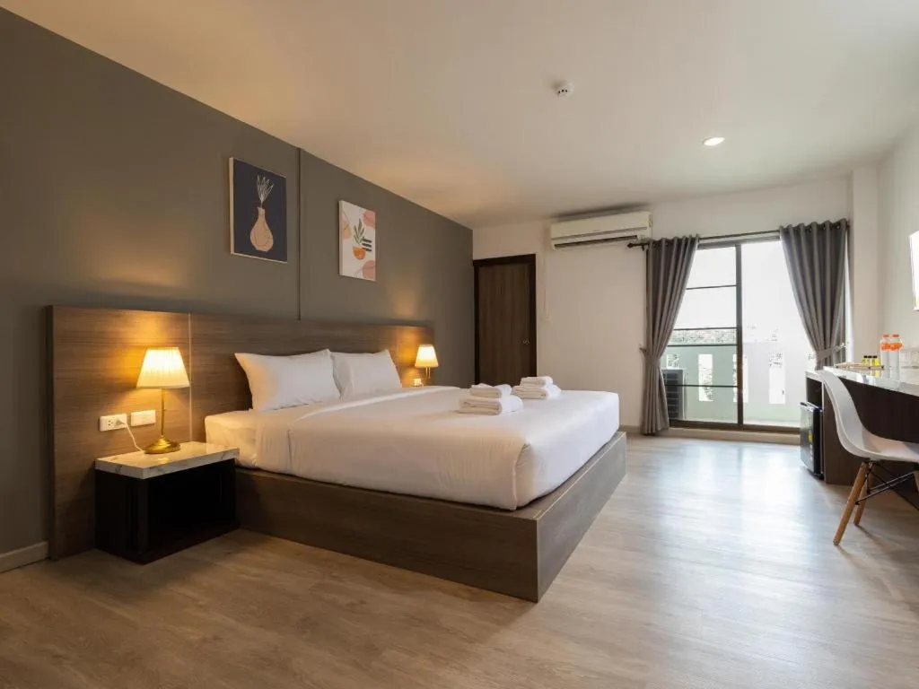 Bed in B2 Lampang Boutique & Budget Hotel