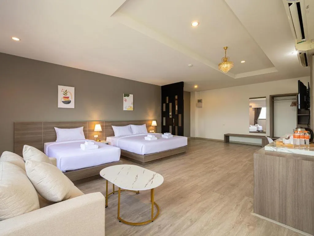 Bed in B2 Lampang Boutique & Budget Hotel