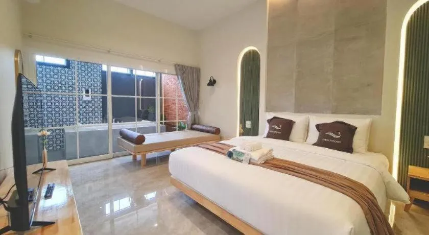 Bed in Nanlamoon Hotel