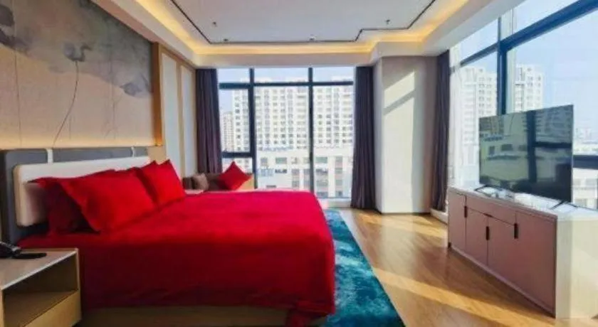 Bed in Ramada Encore by Wyndham Jinan Shanghe