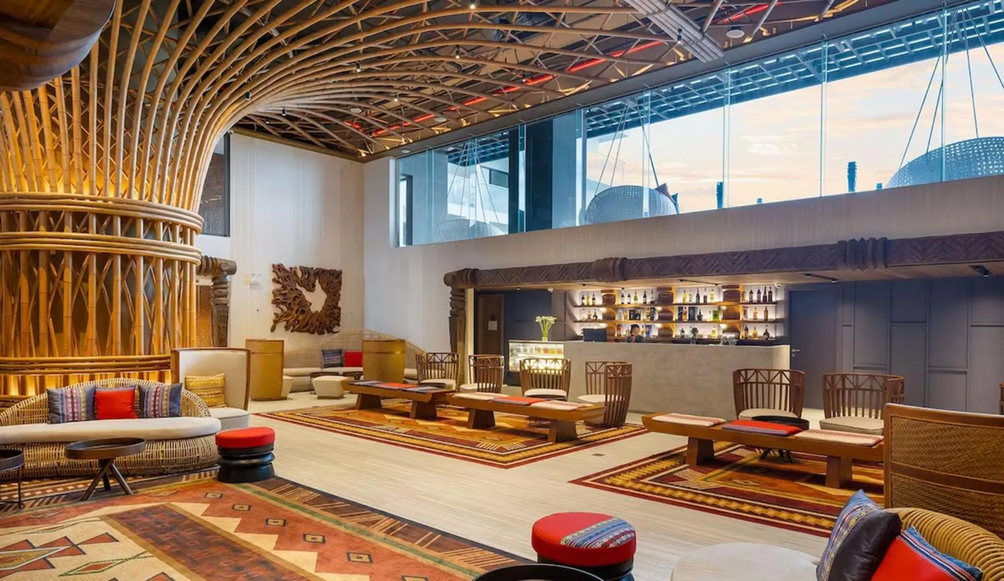 Lobby or reception in Apec Mandala Hotel & Apartment Tuy Hòa