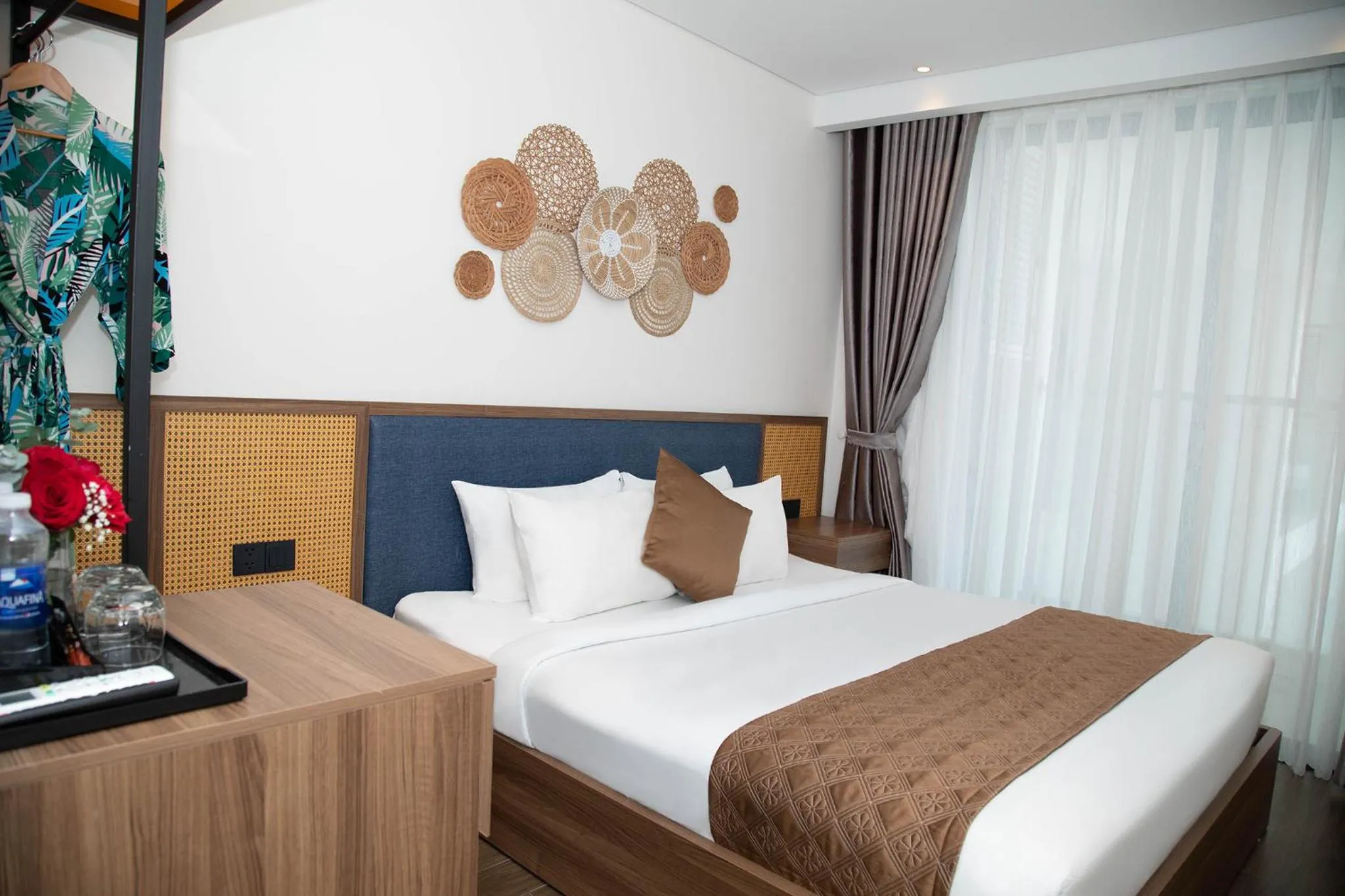 Bed in Apec Mandala Hotel & Apartment Tuy Hòa