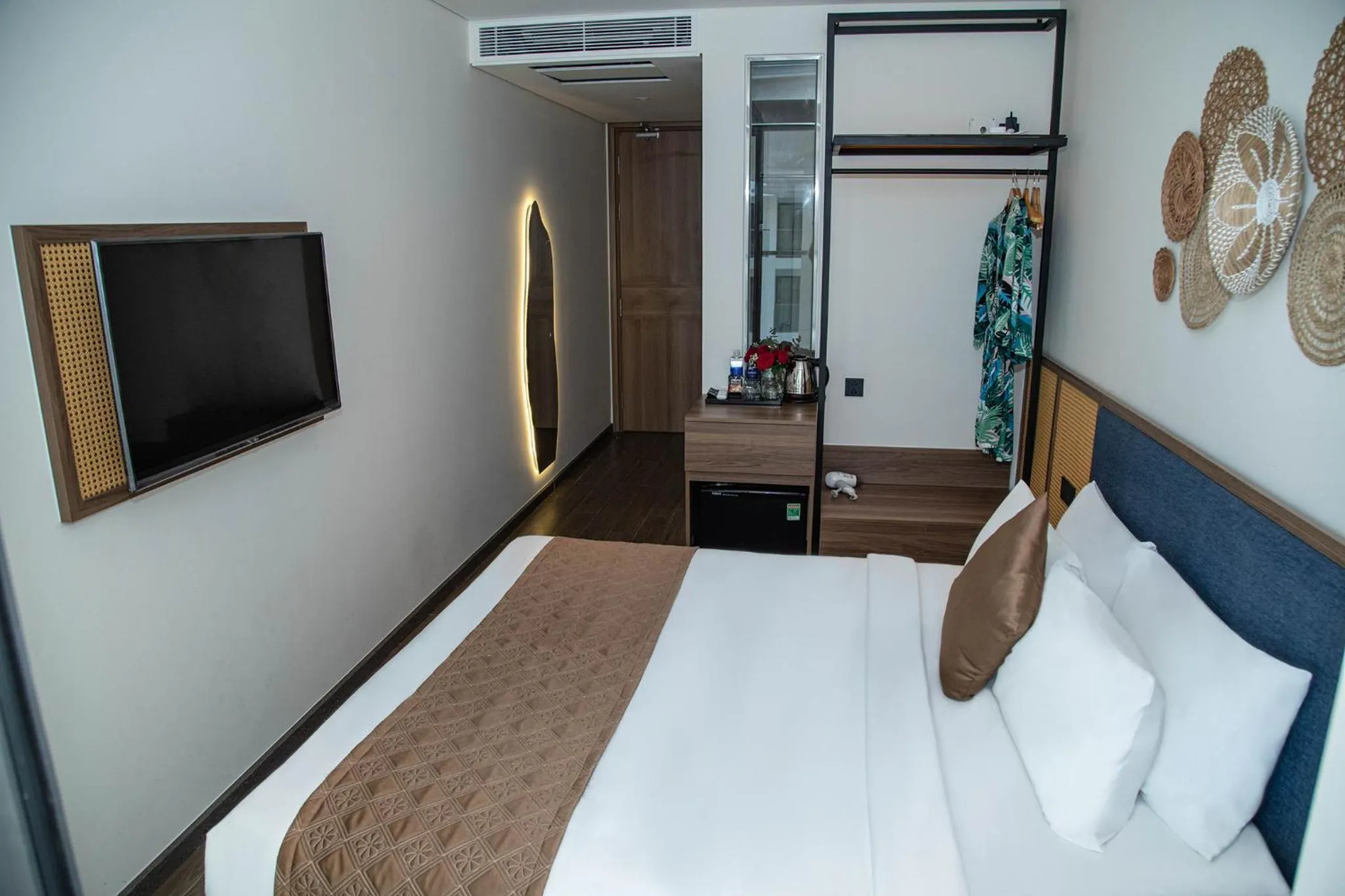 Bed in Apec Mandala Hotel & Apartment Tuy Hòa