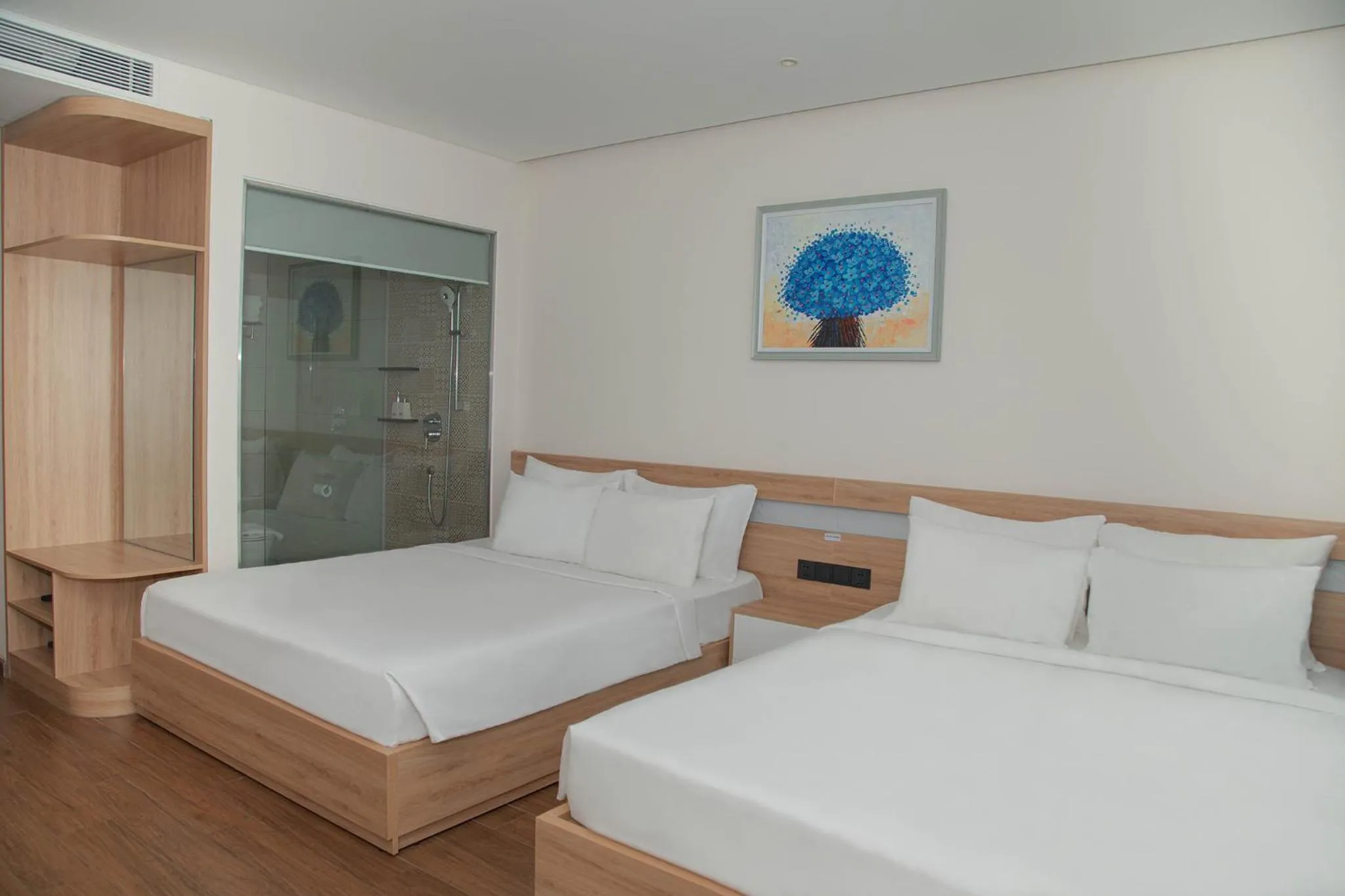 Bed in Apec Mandala Hotel & Apartment Tuy Hòa