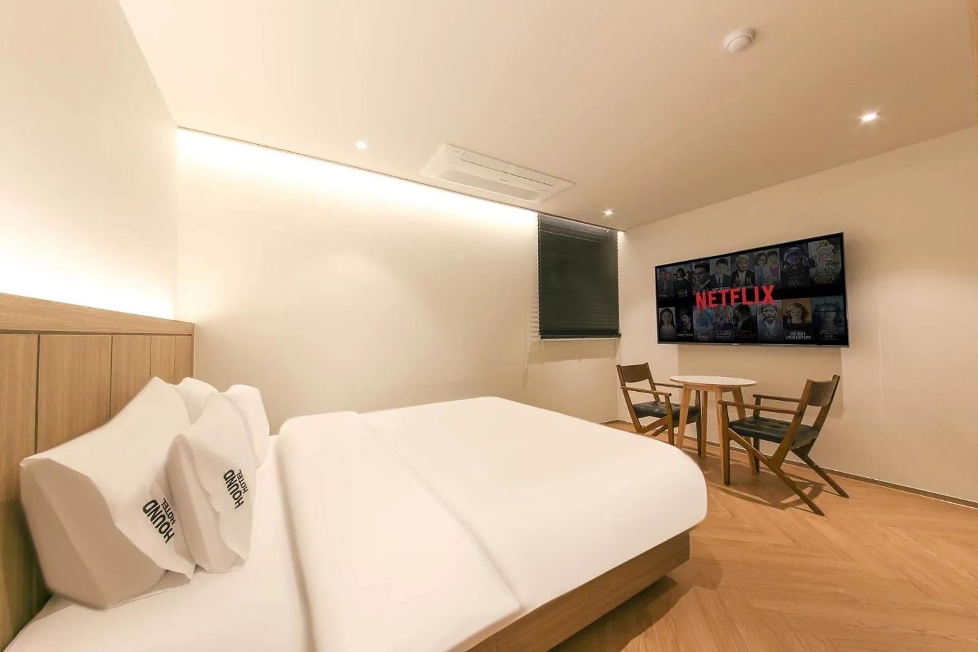 Bed in Hound Hotel Jeonju Deokjin