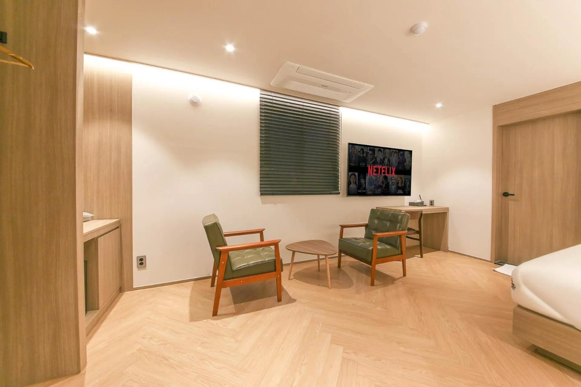 Bed in Hound Hotel Jeonju Deokjin