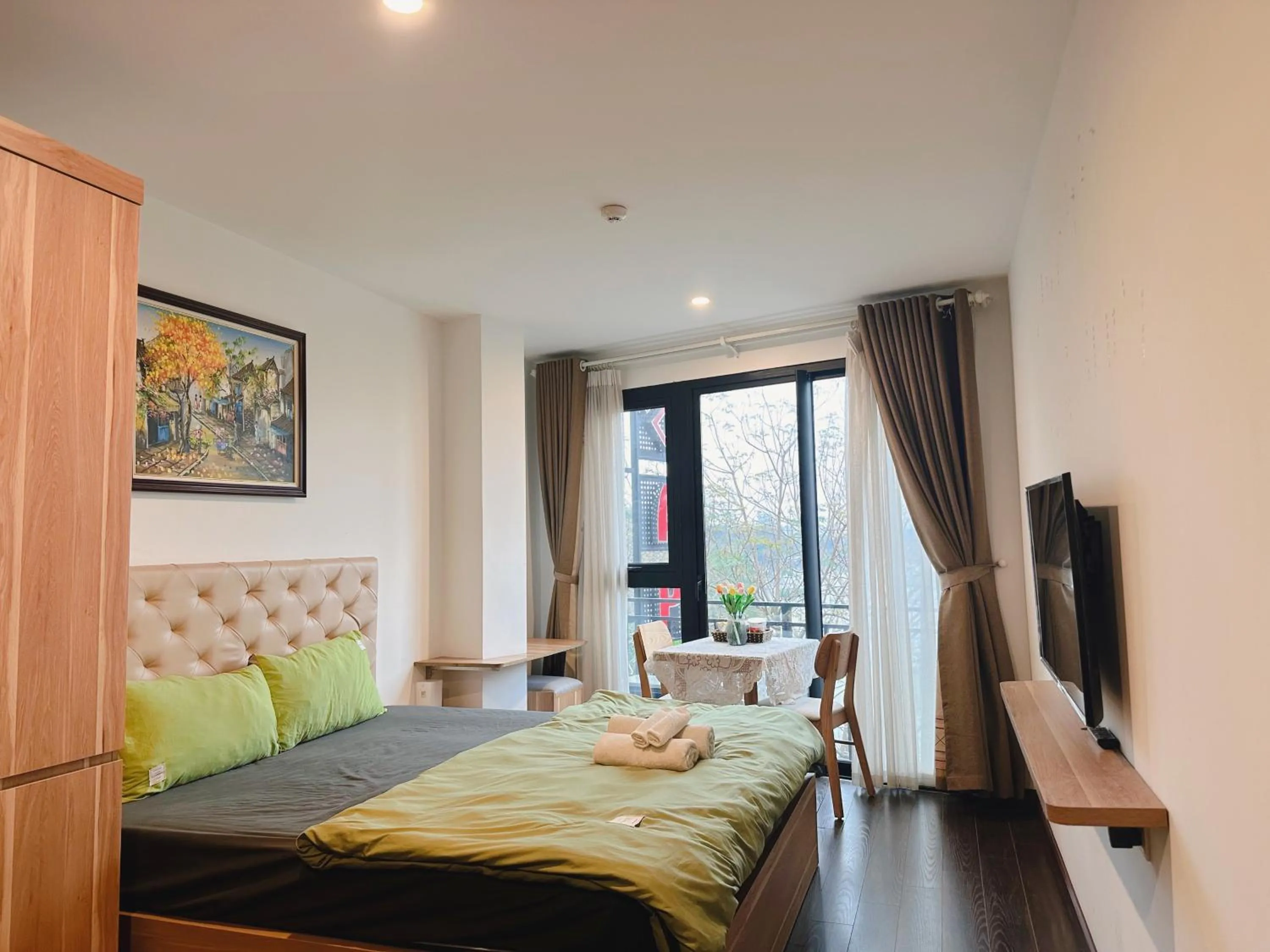 Bed in WINDY LAKEVIEW STUDIO HA NOI