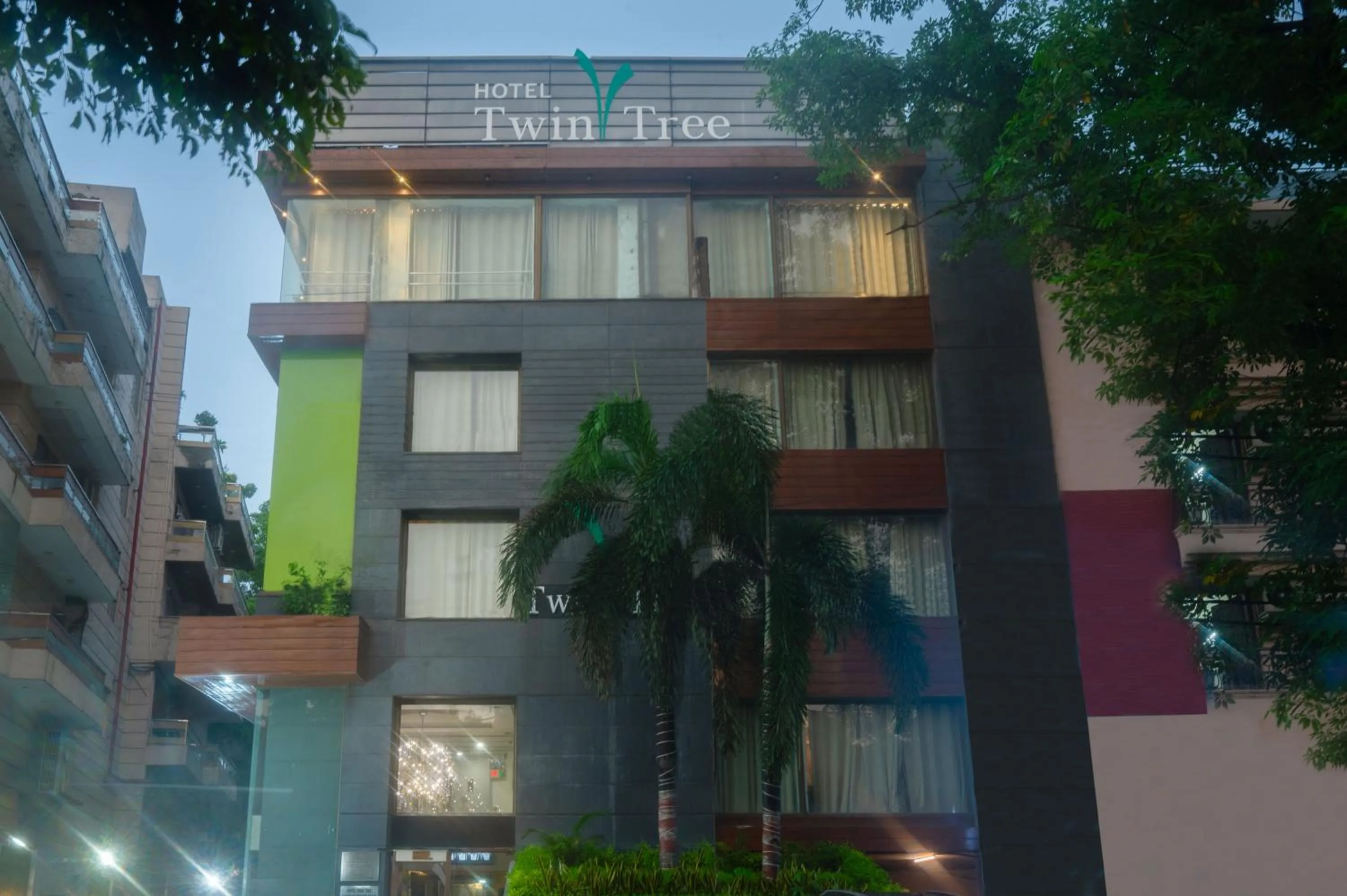 Property building in Treebo Twin Tree