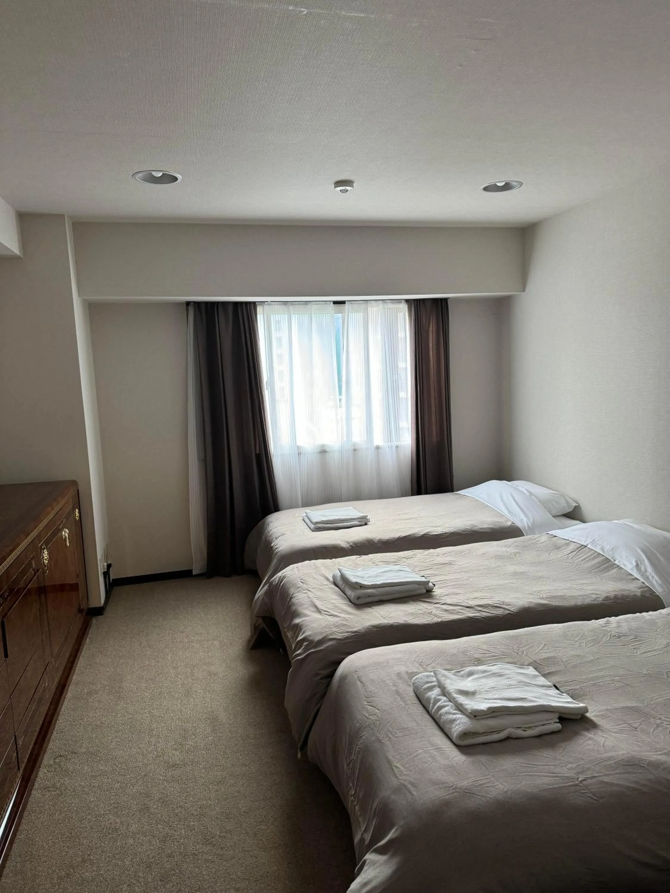 Bed in Sapporo Oriental Hotel