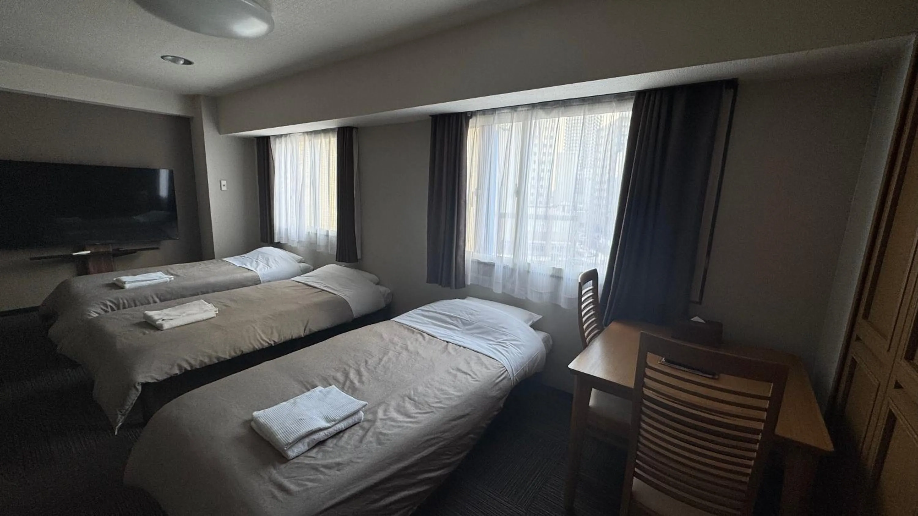 Bed in Sapporo Oriental Hotel