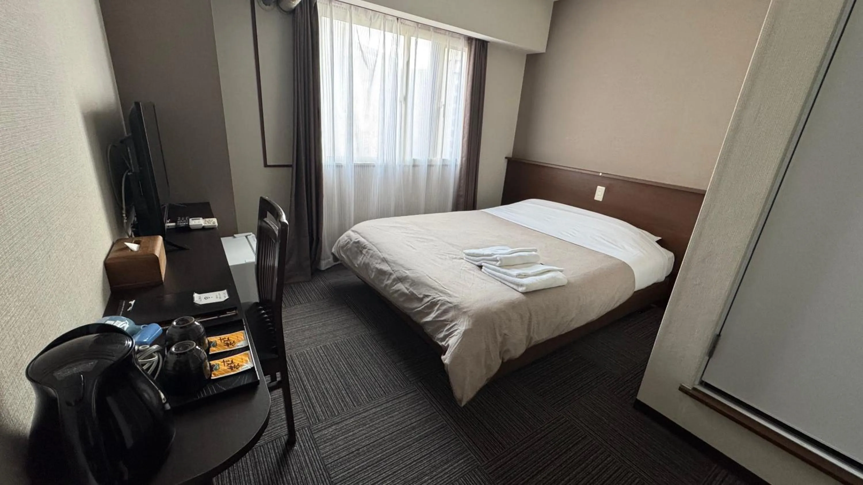 Bed in Sapporo Oriental Hotel