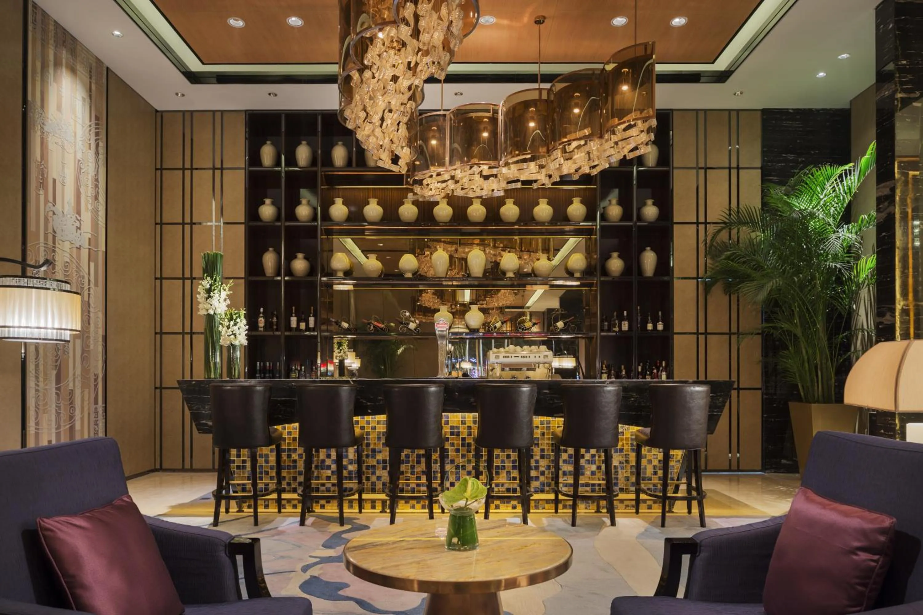 Lounge or bar in Wanda Realm Jining