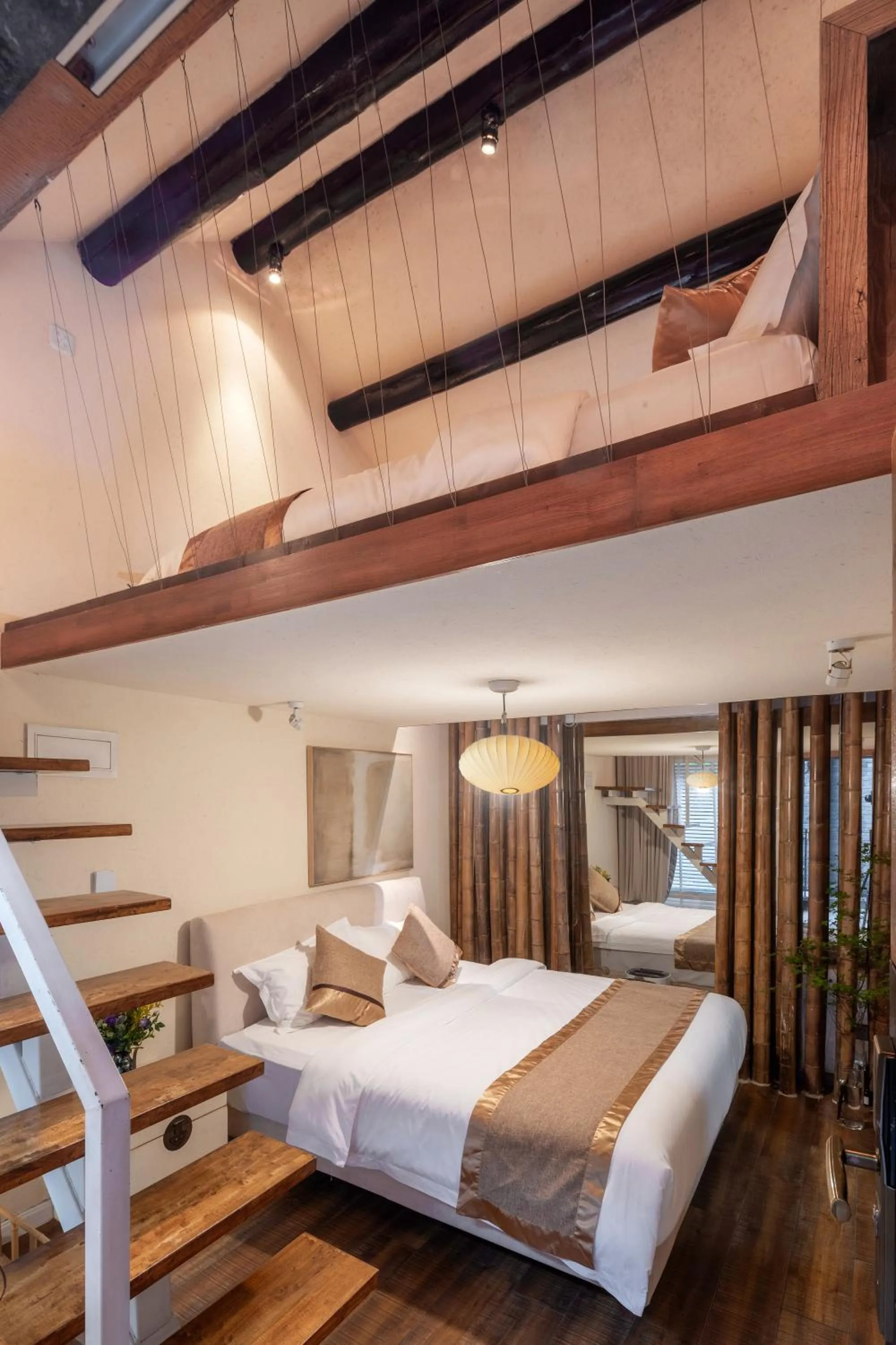 Bed in Beijing Le Zai Nan Luo Gu Xiang Wang Fu Jing Forbidden City Courtyard Hotel&Free laundry service&Free coffee &Paid Dumpling experience service