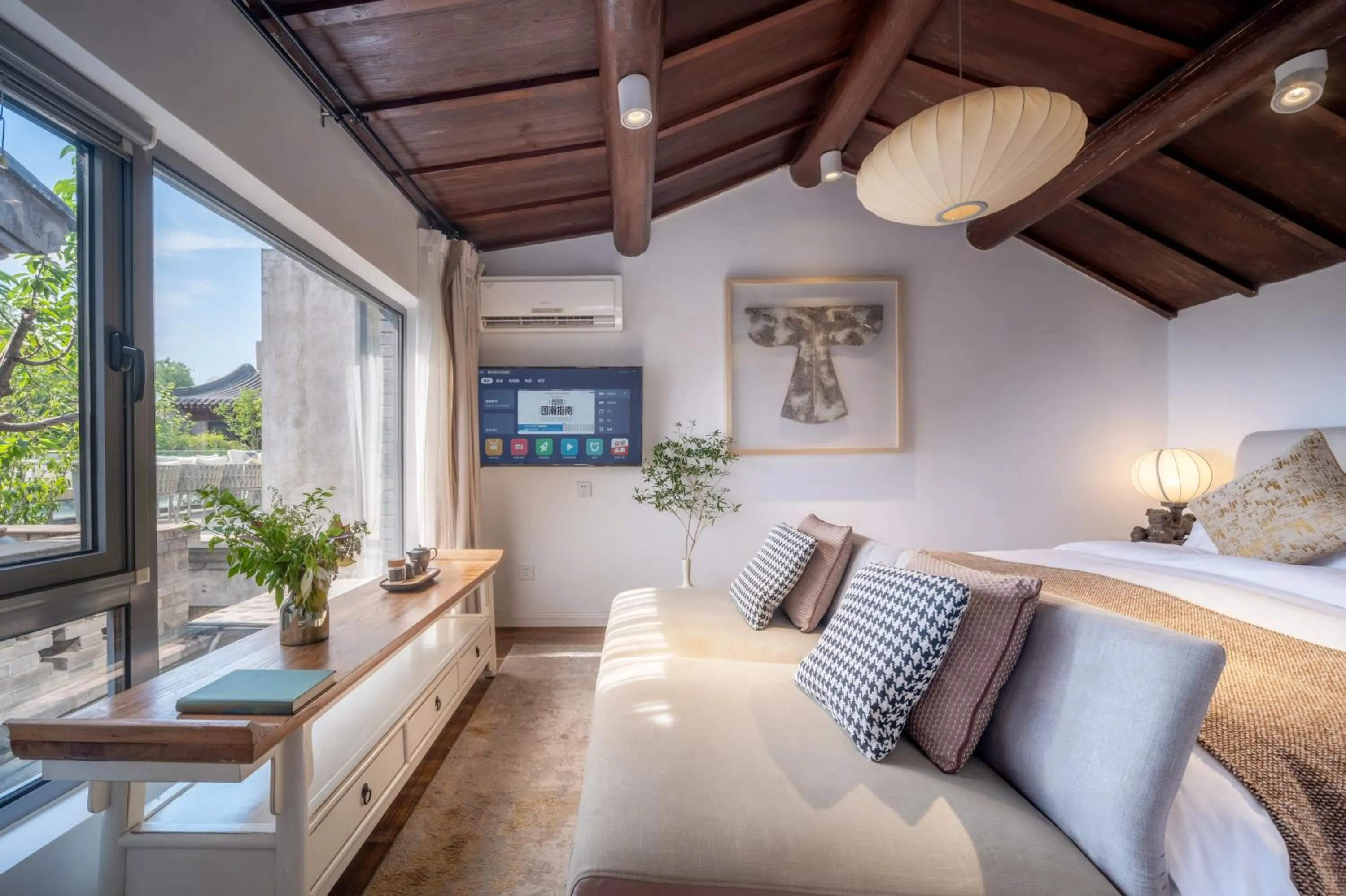 Beijing Le Zai Nan Luo Gu Xiang Wang Fu Jing Forbidden City Courtyard Hotel&Free laundry service&Free coffee &Paid Dumpling experience service