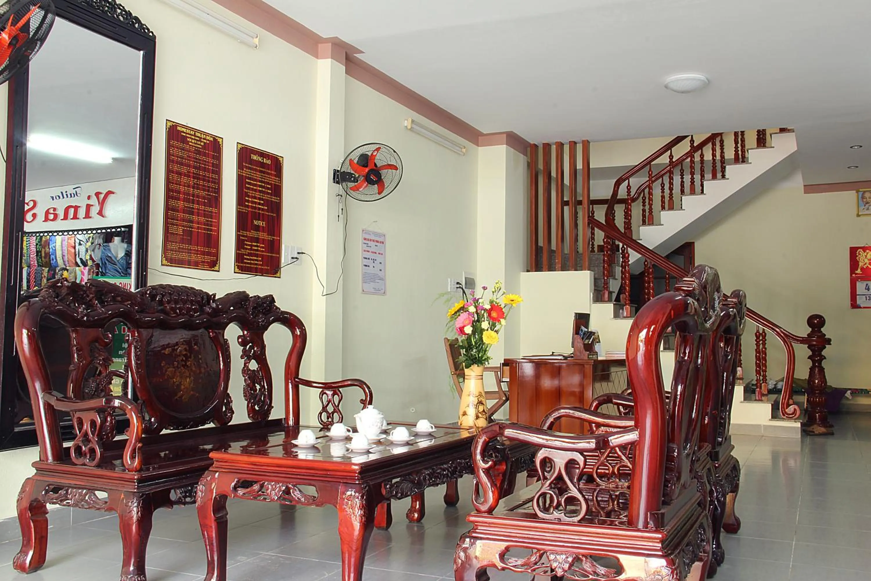 Seating area in Harmony Hoian Homestay