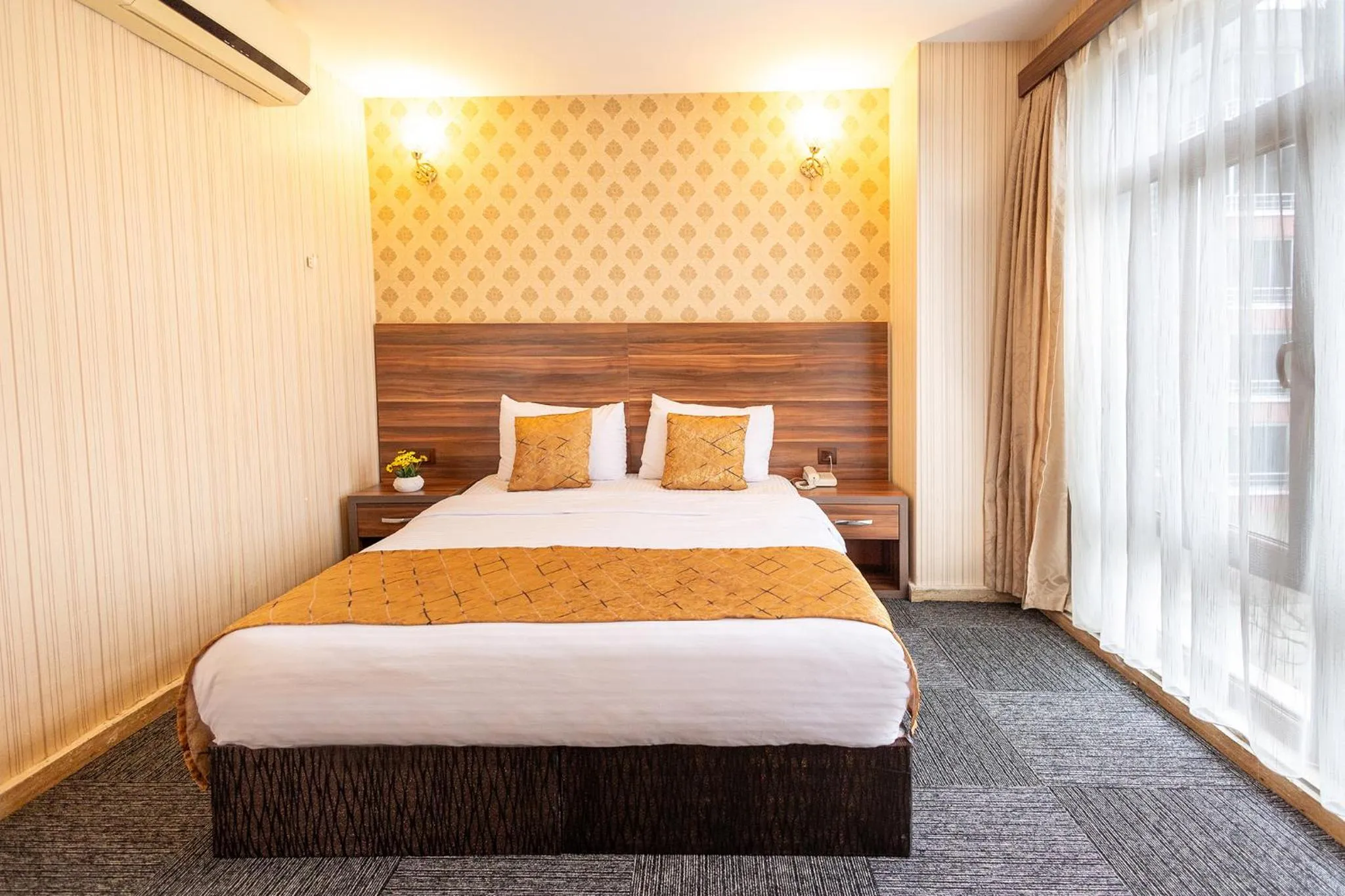 Bed in Niva Atakum Otel