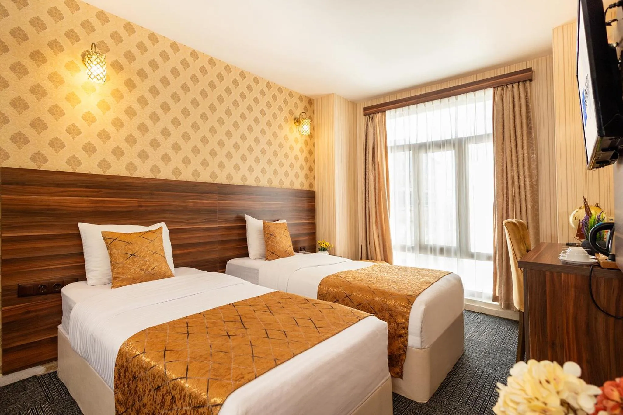 Bed in Niva Atakum Otel