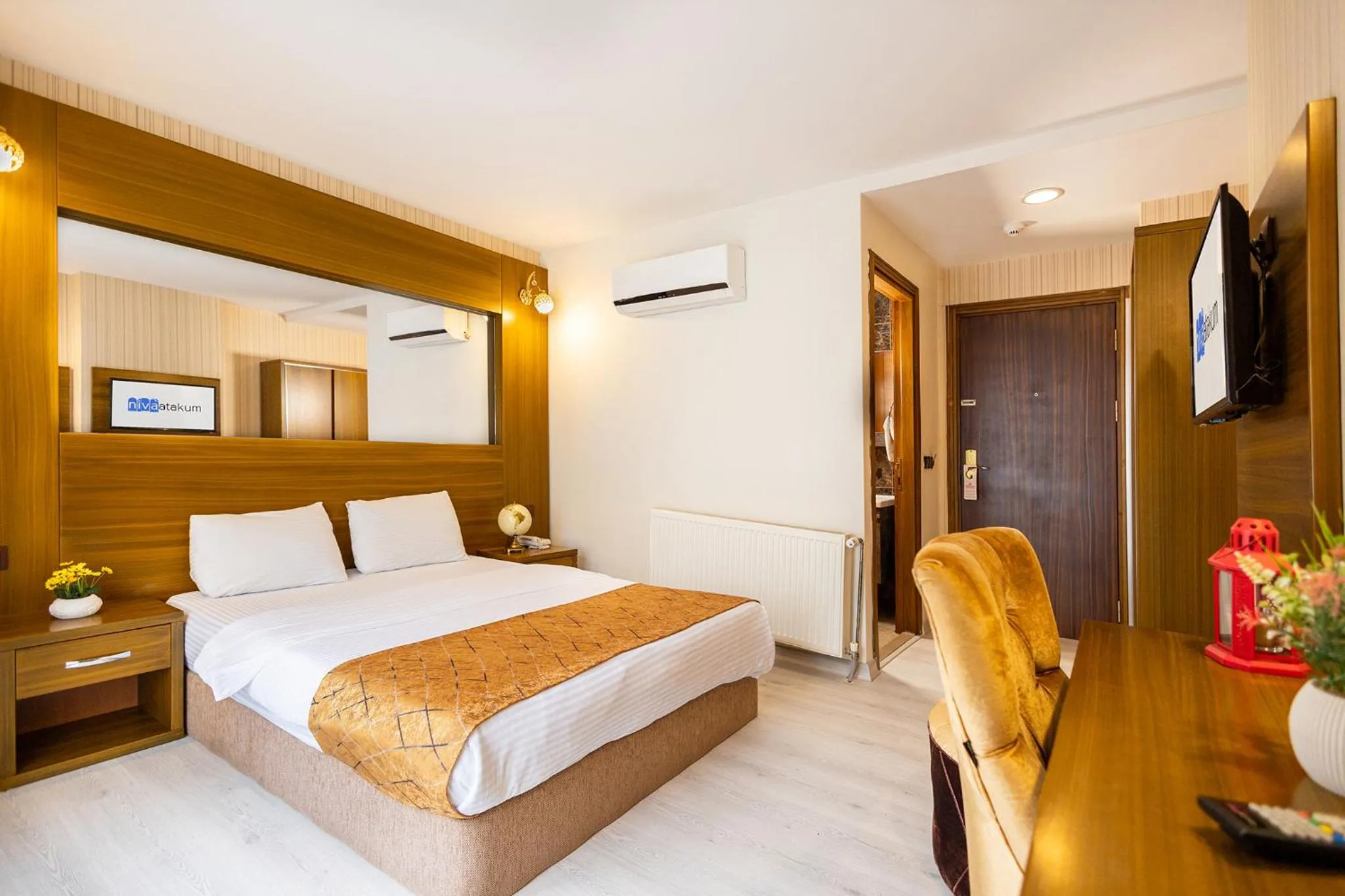 Bed in Niva Atakum Otel