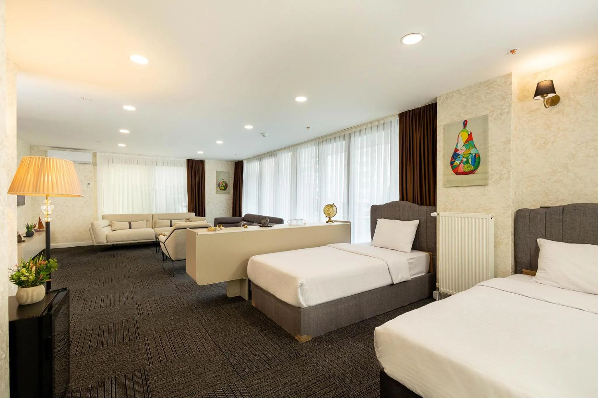 Bed in Niva Atakum Otel