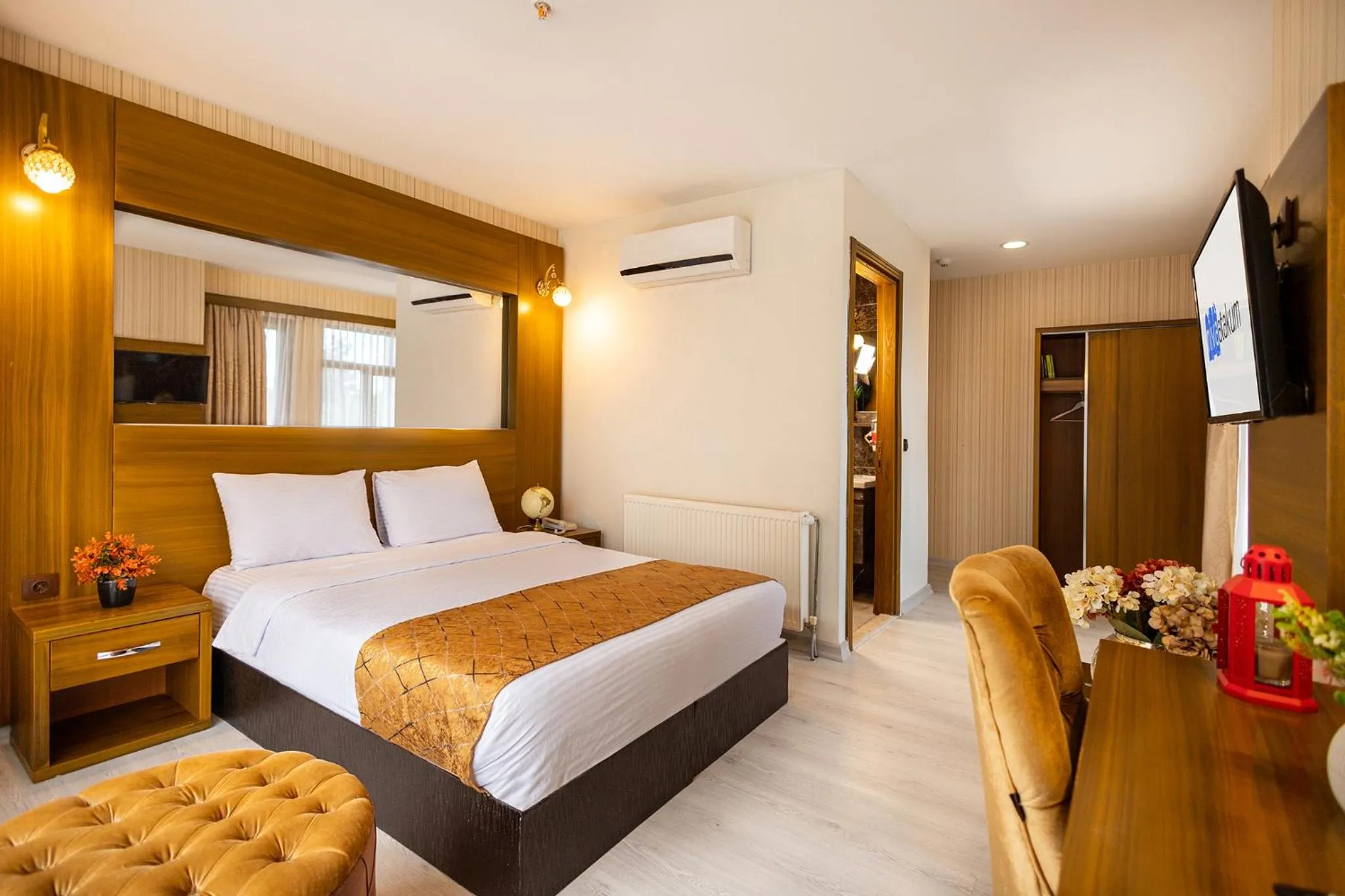 Bed in Niva Atakum Otel