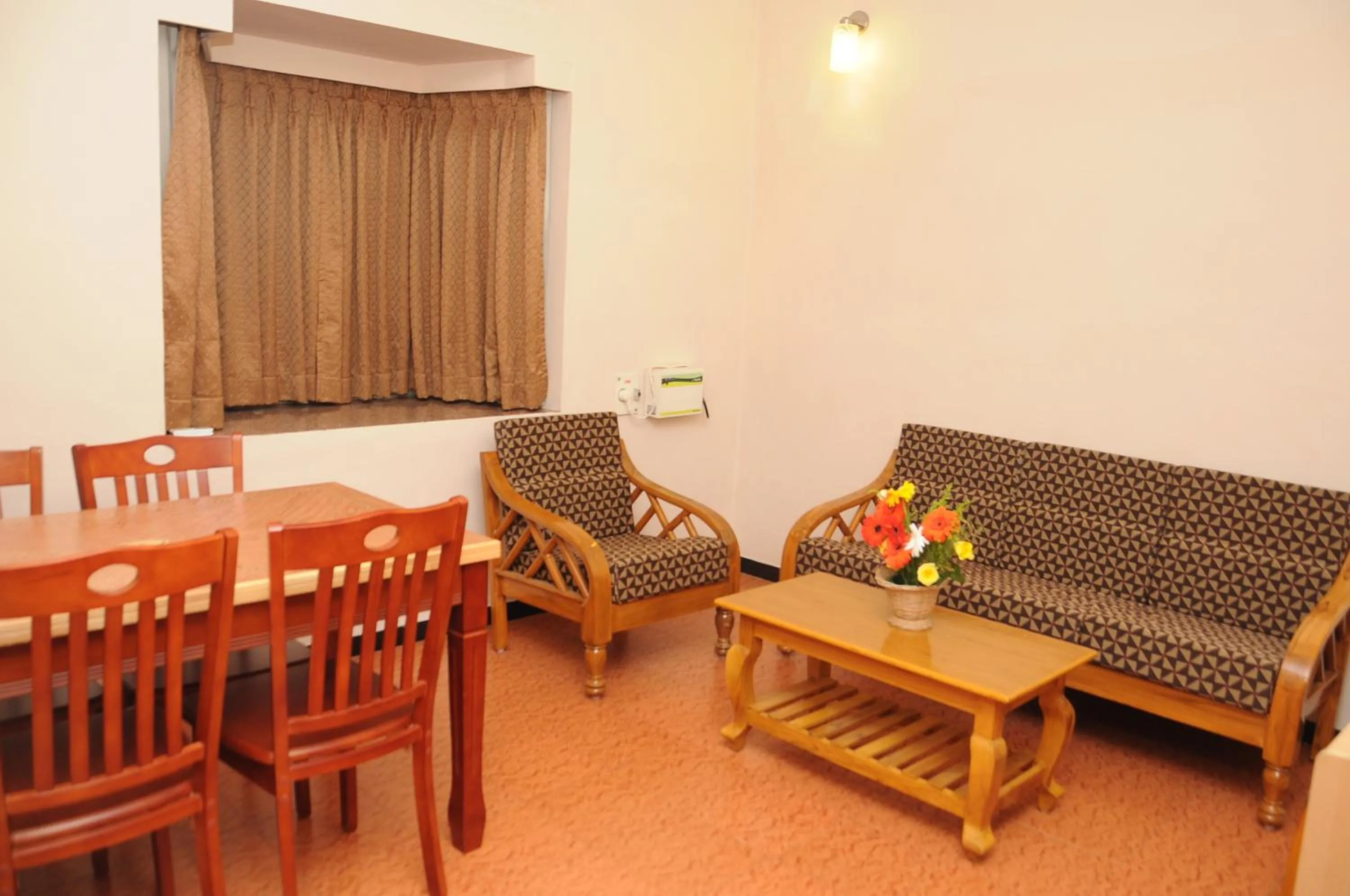 Living room in SRM Hotel Trichy
