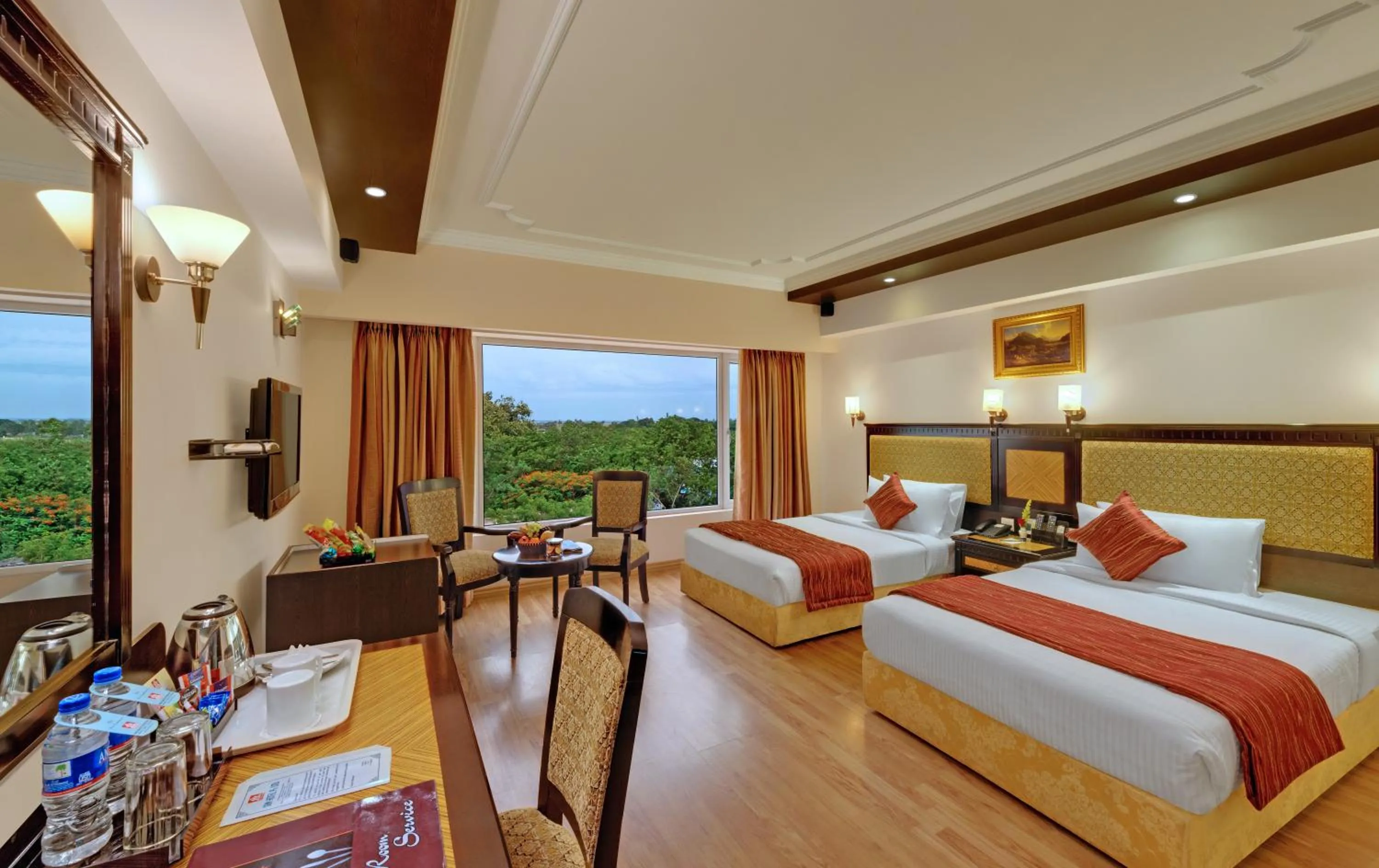 Bedroom in SRM Hotel Trichy