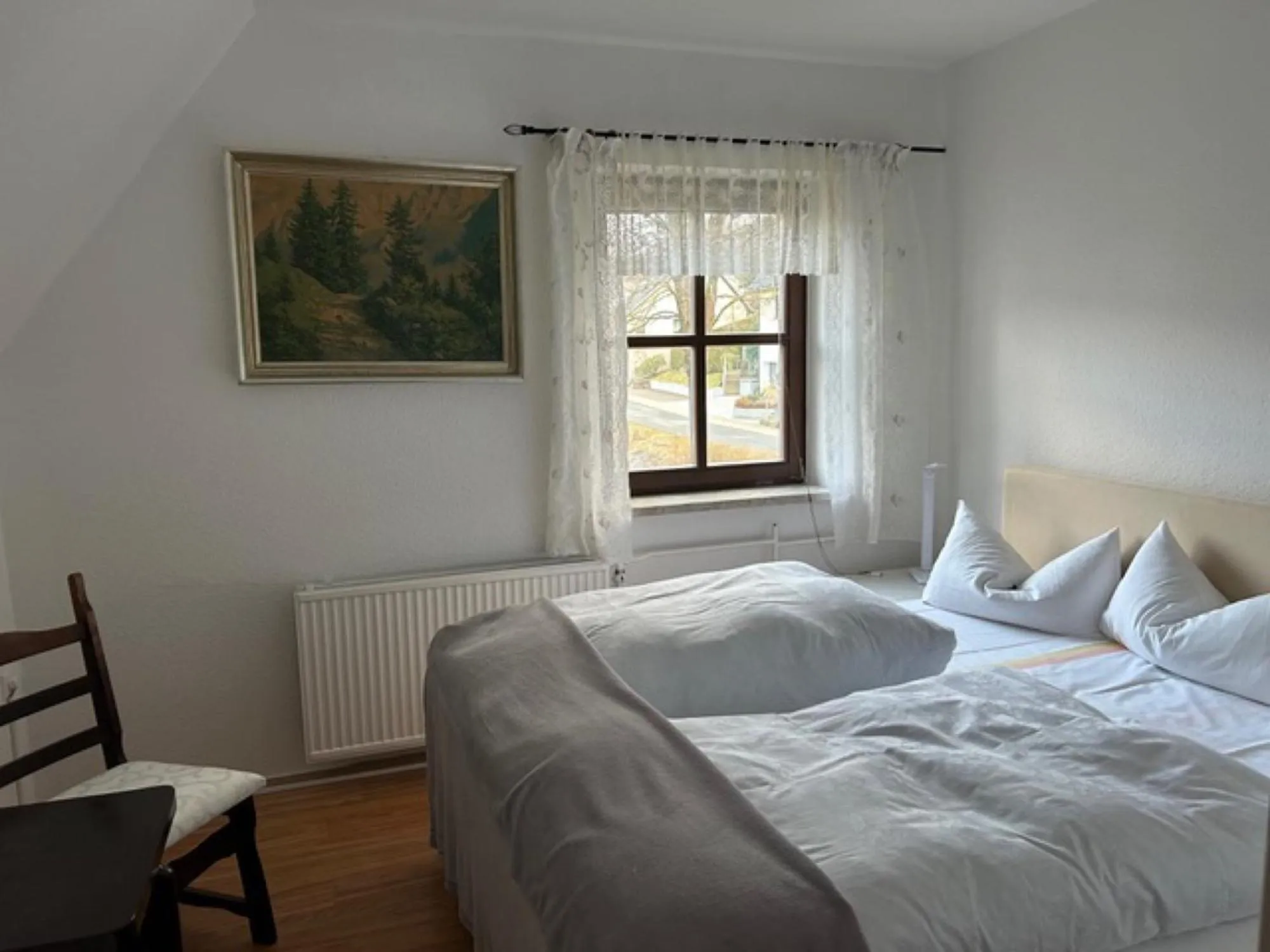 Property building, Bed in Ferienhaus Waldeck