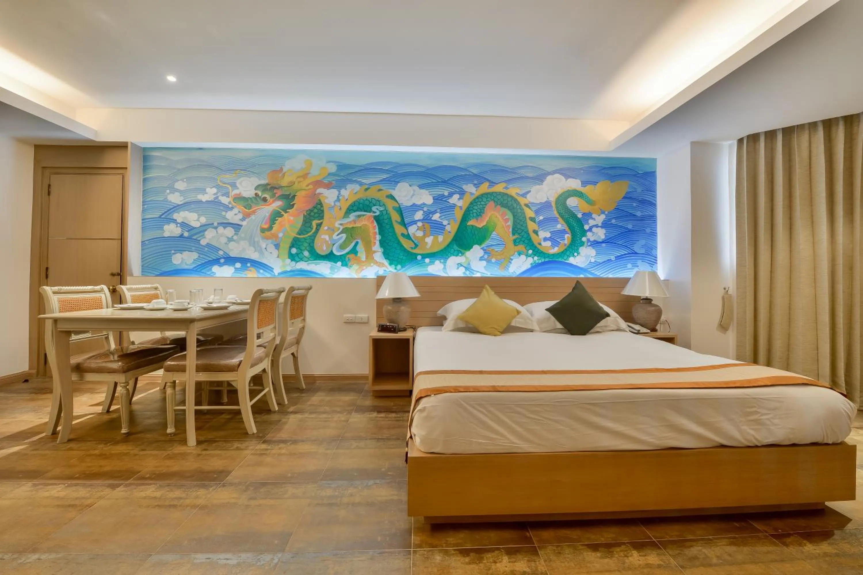 Photo of the whole room, Bed in The Grand Sathorn