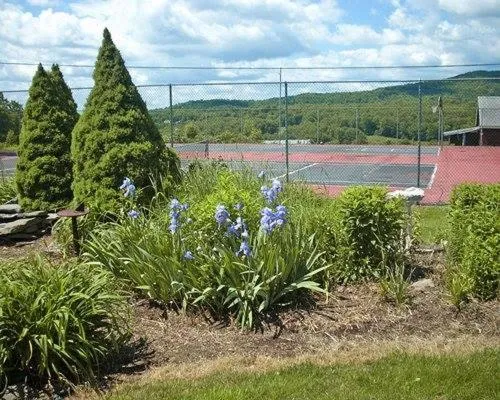 Tennis court in Endless Mountain Resort