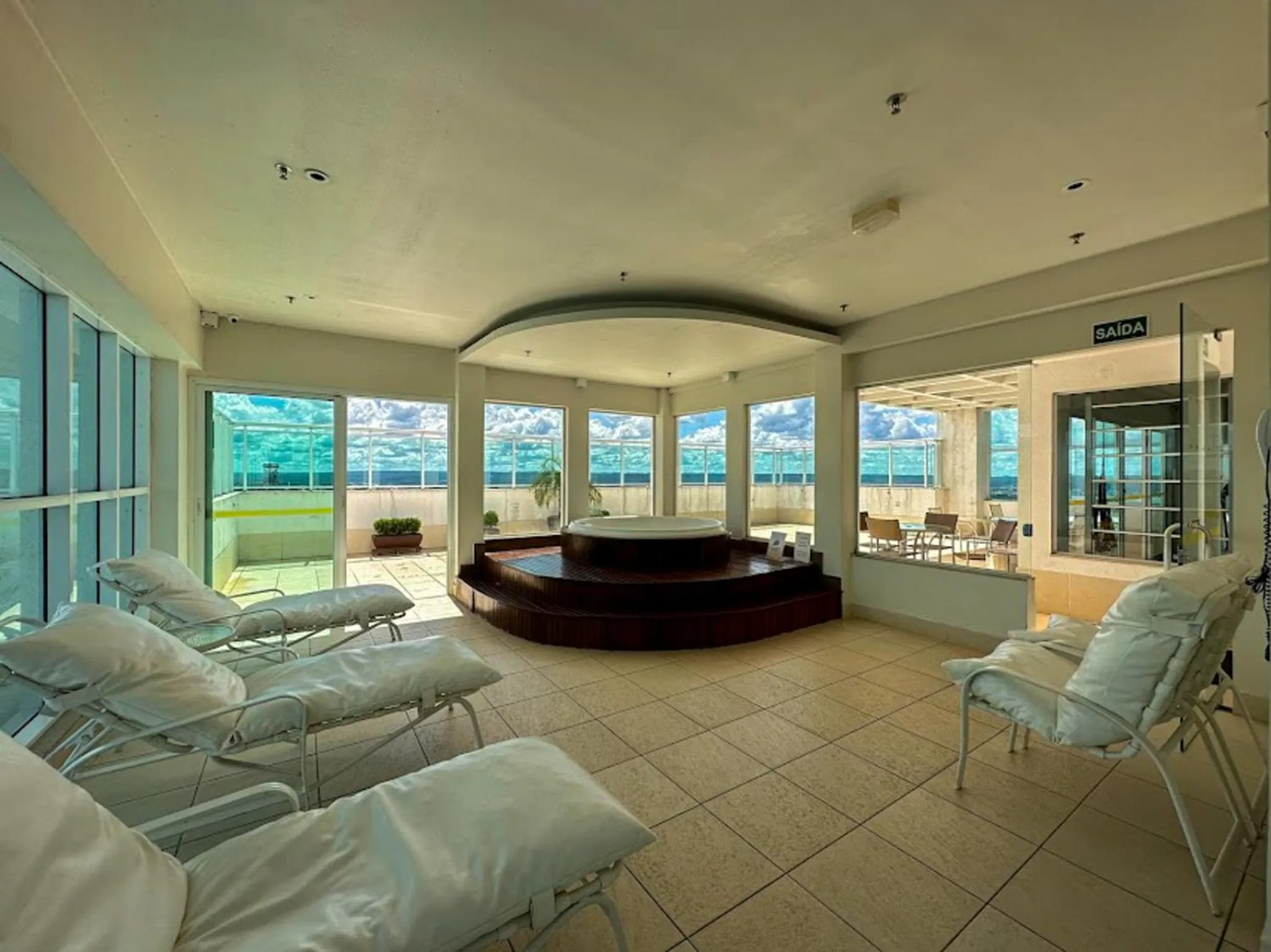 Seating area in Flat Família Saint Moritz Brasília Hotel