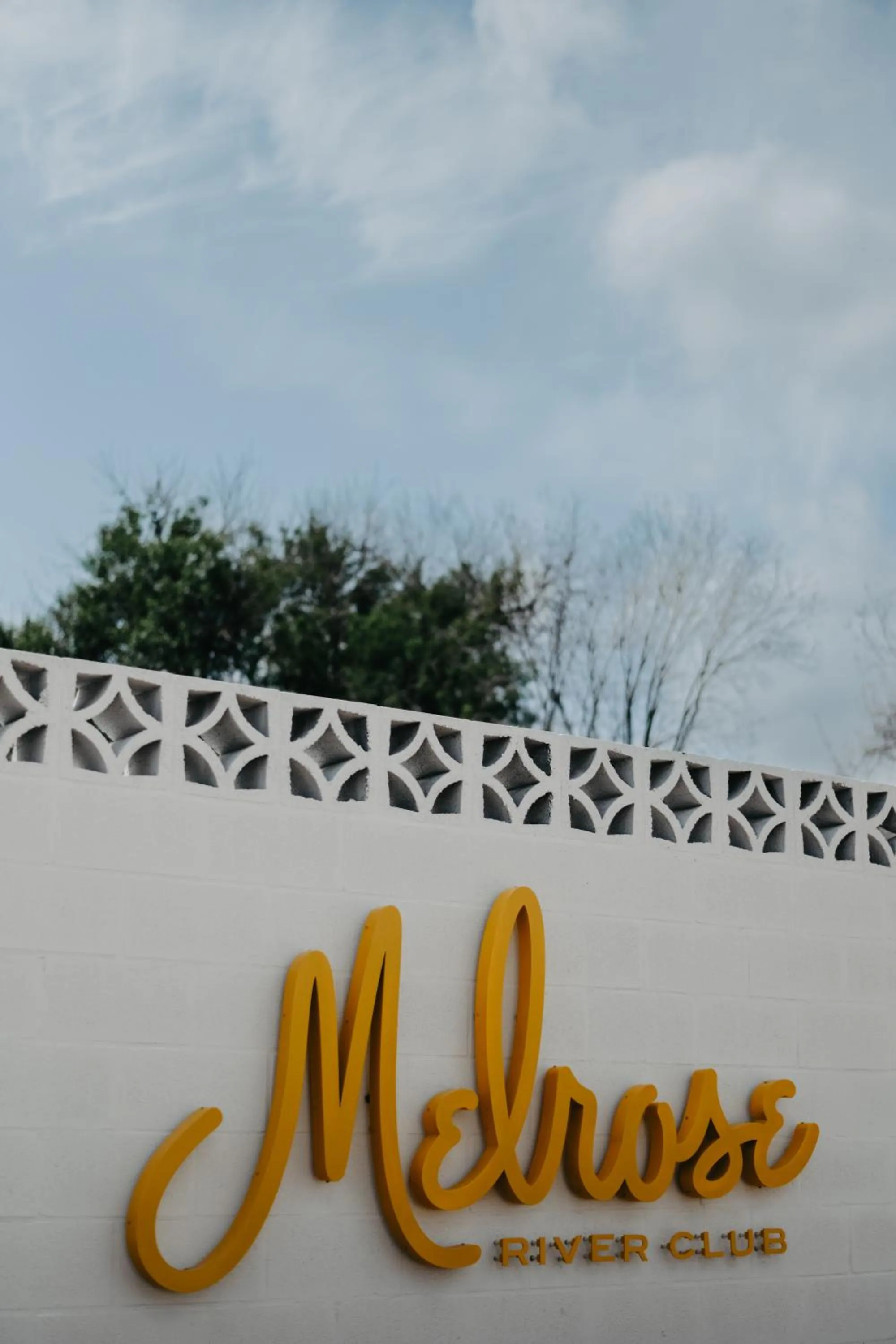 Property logo or sign in Melrose River Club Resort