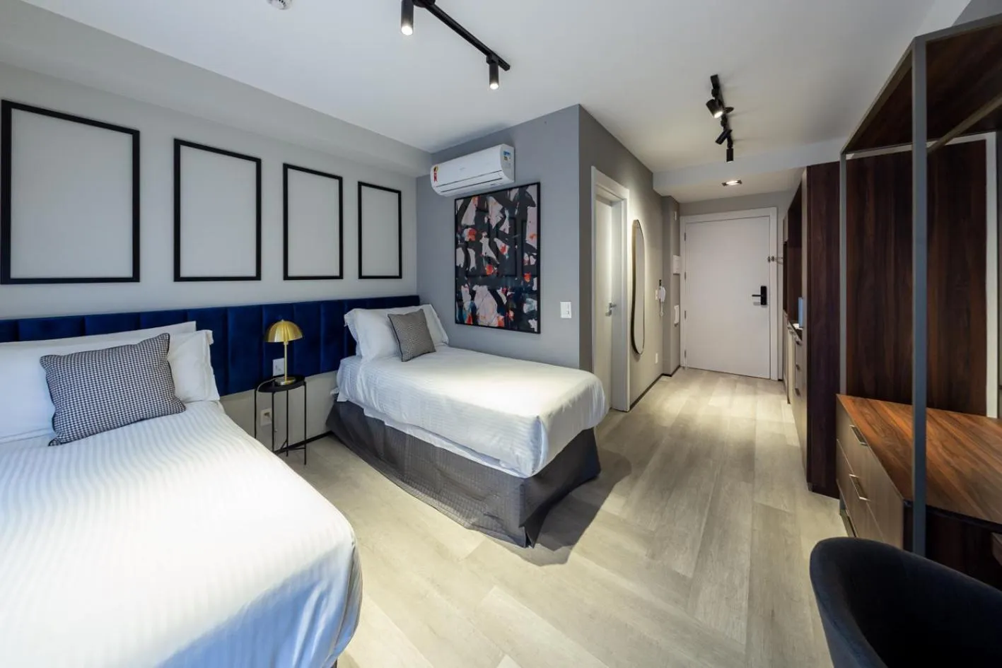 Bed in Charlie On The Parc Ibirapuera Hotel