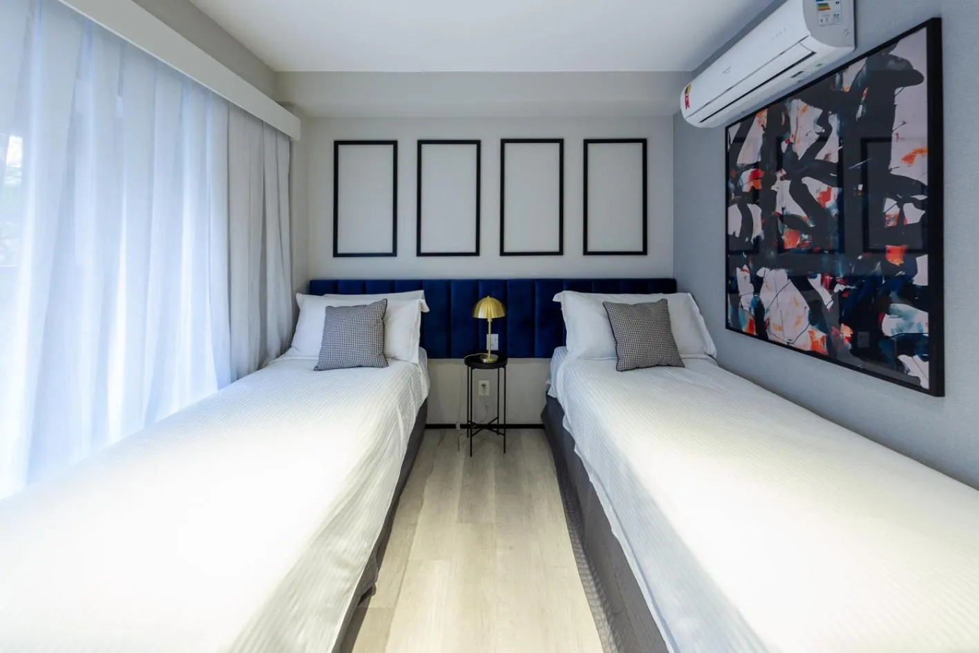 Bed in Charlie On The Parc Ibirapuera Hotel