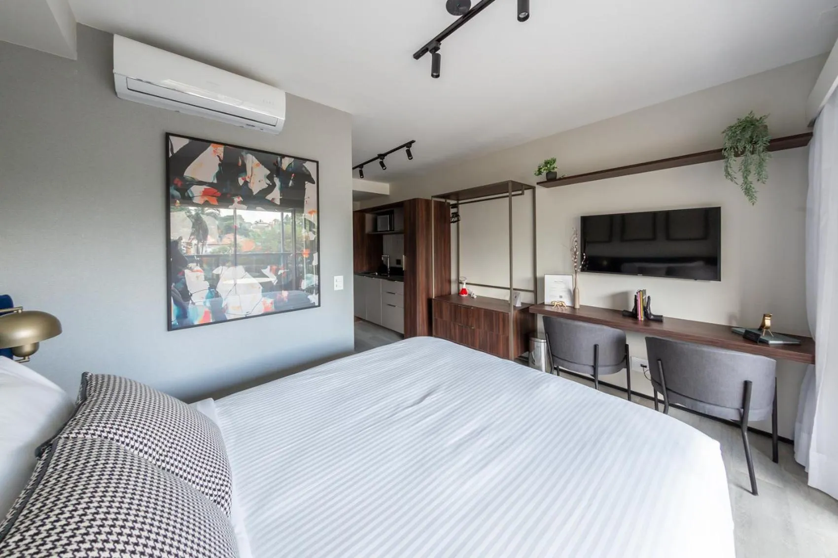 Bed in Charlie On The Parc Ibirapuera Hotel