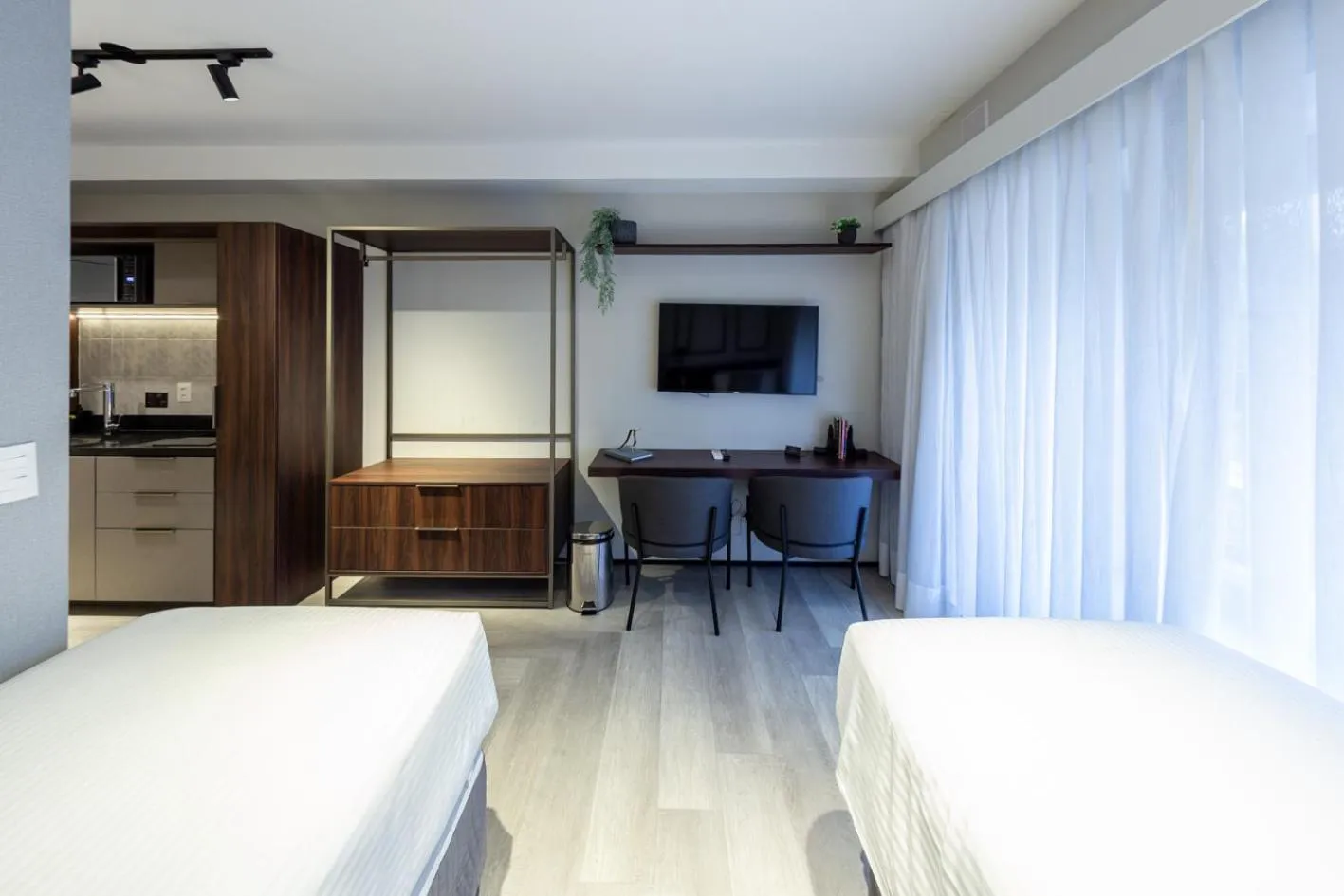 Bed in Charlie On The Parc Ibirapuera Hotel