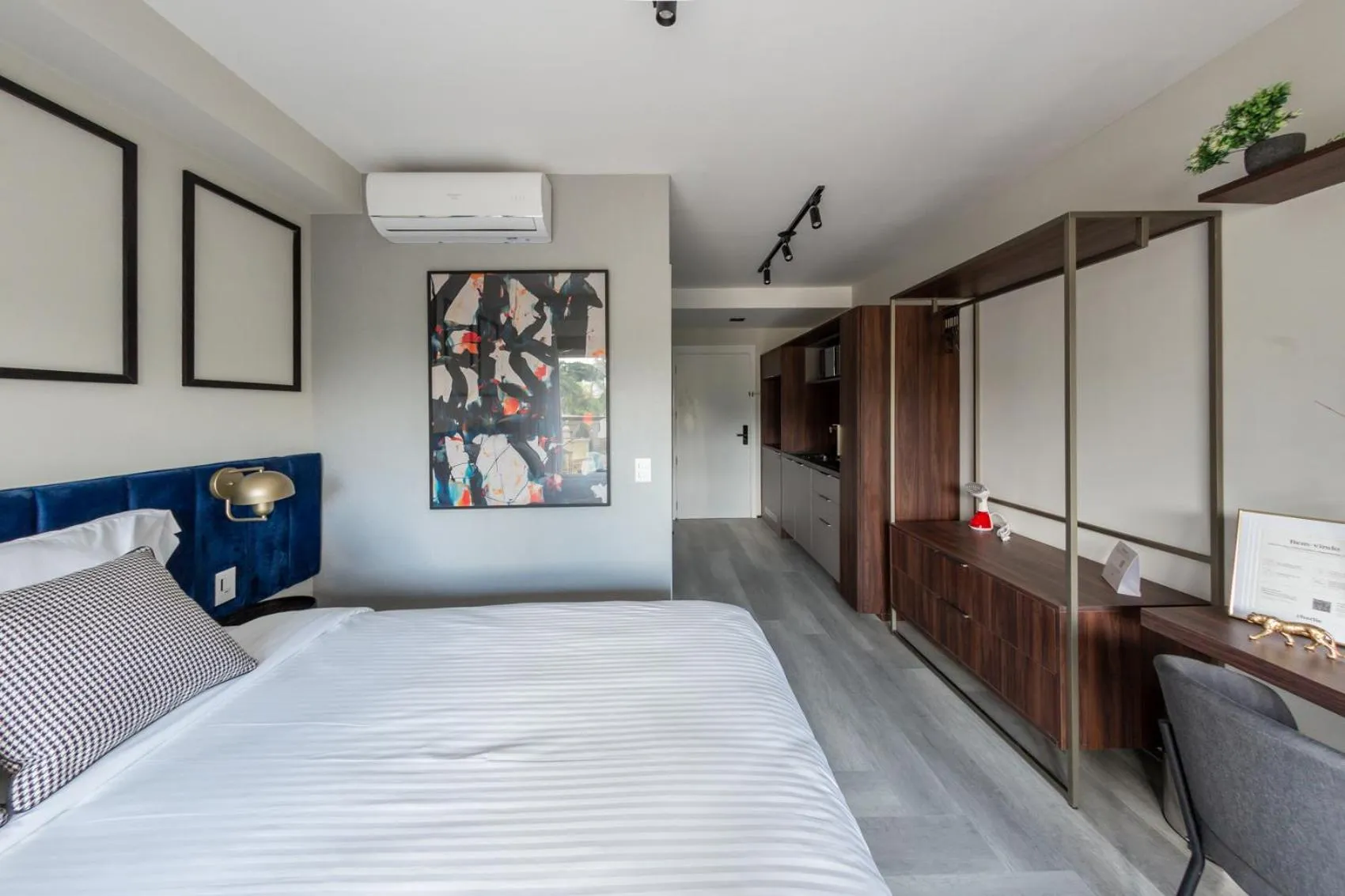 Bed in Charlie On The Parc Ibirapuera Hotel