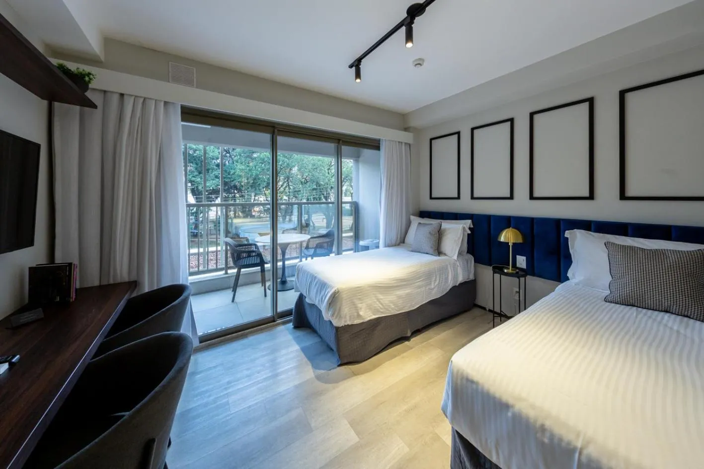 Bed in Charlie On The Parc Ibirapuera Hotel