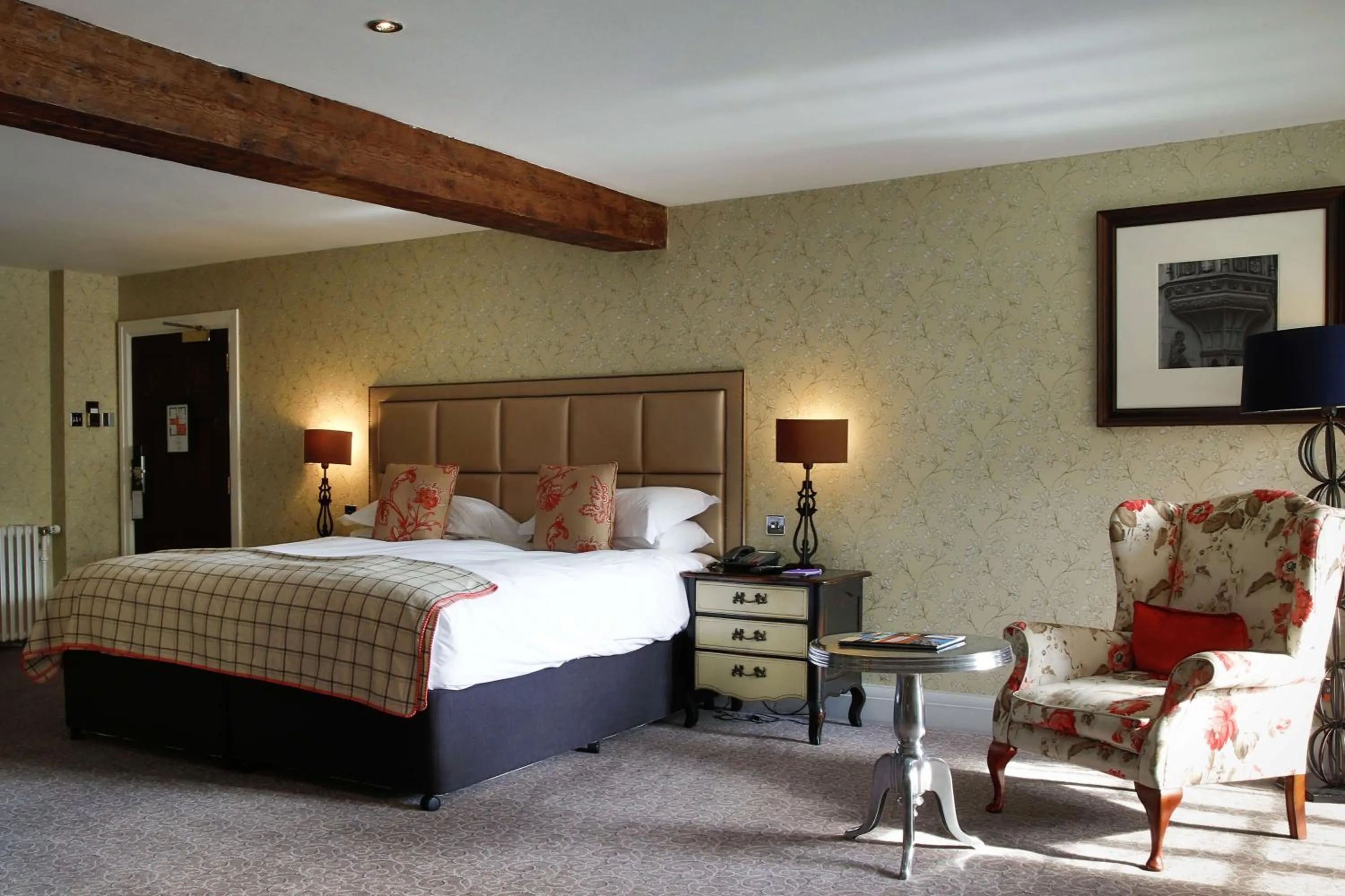 Luxe Room with Sofa and Chair Bed in Mottram Hall