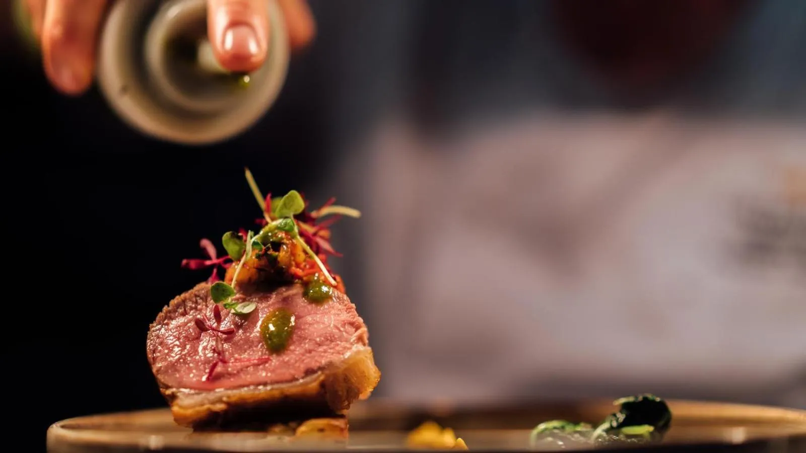 Food close-up in Mottram Hall