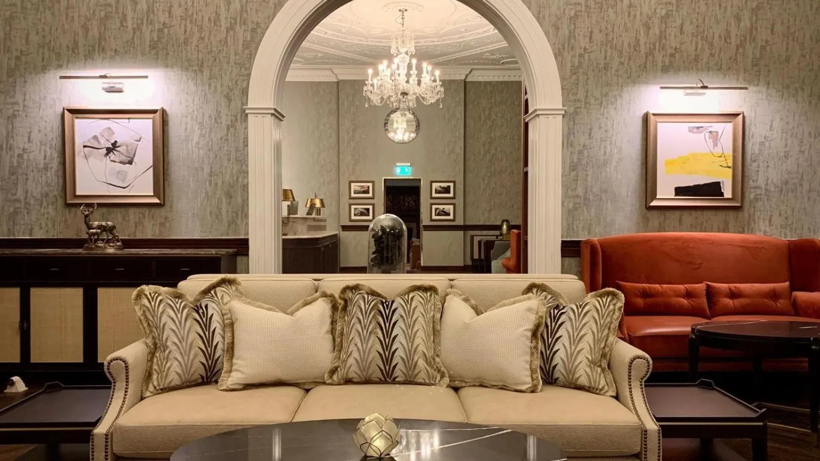 Living room in Mottram Hall